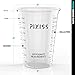 Disposable Epoxy Resin Mixing Cups (100-Pack) Clear Plastic 10-Ounce for Measuring Paint Epoxy Resin Art Supplies - Graduated Measurements in ML and OZ