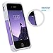 ULAK iPhone 4 Case, Heavy Duty Shockproof Durable Hybrid Dual Layer Rugged Protective Cases Cover with Hard Plastic and Soft Silicone for iPhone 4 4S (Purple +Grey)