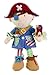Manhattan Toy Dress Up Stuffed Pirate Doll for Toddlers