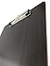 Clipboard Dark Grain Vinyl Surface Low Profile Clip Hardboard Single (Pack of 6)