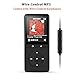 AGPTEK A20 8GB MP3 Player Lossless Sound 70 Hours Playback with FM Radio/Voice Recorder, Expandable Up to 64GB, Independent Lock & Volume Control,Black