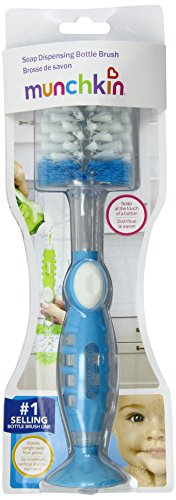 Munchkin Soap Dispensing Bottle Brush,Colors Vary