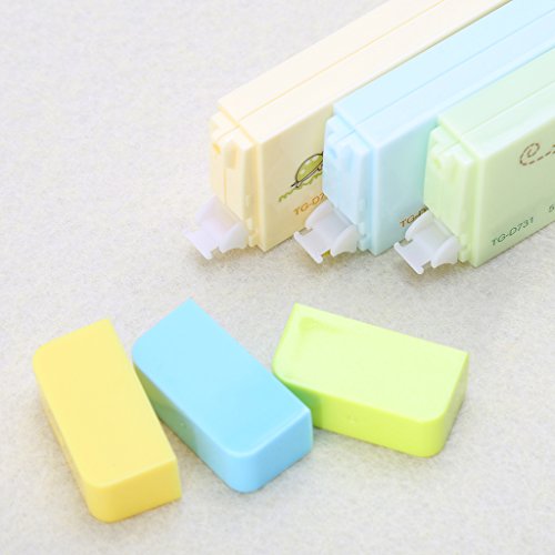 Onpiece Novelty Colorful Decorative Tapes Correction Fluid School & Office Supply, 197'', Pack of 3 - Thumbnail 3