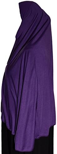 One Piece large Hijab cotton/Jersey women instant Amira Khimar Instant scarf islamic salah prayer clothes