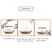 Aromatherapy Essential Oil Diffusers, 300ml Ultrasonic Air Humidifier Ominihome with 4 Timer Settings,7 Color Changing LED Waterless Auto off Wood Grain, 2 Mist Mode, Birthday Gift