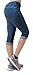 HyBrid & Company Women's Perfectly Shaping Stretchy Denim Capri