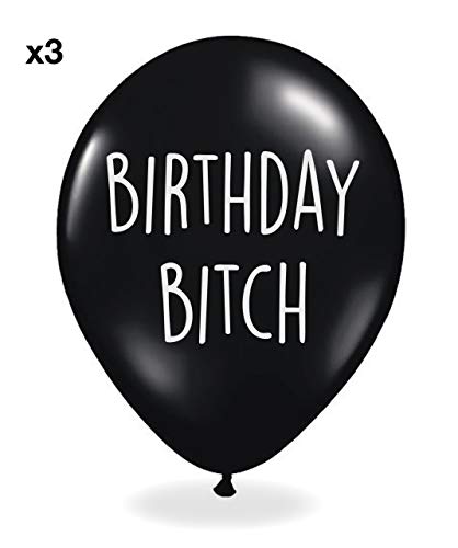 Abusive Birthday Balloons - Pack Of 12 Different Funny Offensive Balloons (For Her) - //coolthings.us