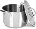 6 Quart Premium Stainless Steel Stock Pot with Lid - Induction Compatible - Multipurpose Use for Home Kitchen or Restaurant - Chef's Choice - by Utopia Kitchen