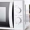 Tower T24034WHT 20 Litre 700W Manual Microwave with 5 Power Levels and a 35 Minute Timer, White