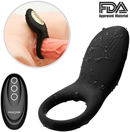 SFKEJi Lock Ring for Men Pleasure Rechargeable Viberate Delay Lock Ring for Couples, Waterproof & Silent