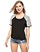 Zeagoo Women Summer Short Sleeve Blouse Casual Tops Lace T-Shirt