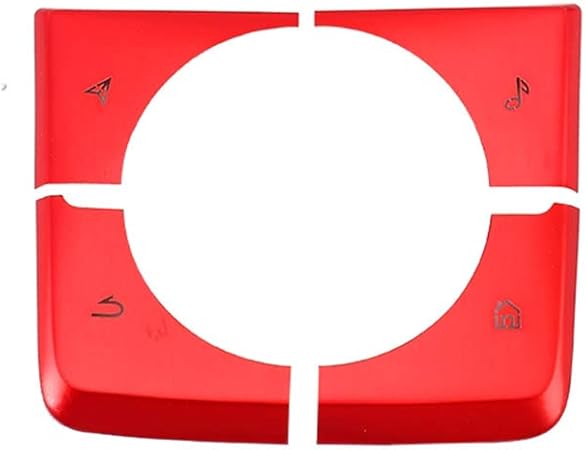 Amazon Hottopマツダ Cx30車種専用設計コントロールパネル マルチメディア アルミカバー 内装 耐摩耗性 耐傷性 耐食性 色あせがなく 取り付け方は簡単 赤4ｐ カーアクセサリ 車 バイク