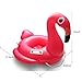 Kemuse Inflatable Flamingo Baby Pool Float Swimming Ring For Age 6-48 Months With Bath Toys & Storage Bag