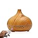 Fritas Essential Oil Diffuser-500ML Ultrasonic Remote Control Aroma Diffuser,Wood Grain Humidifier Cool Mist Diffusers with 7 Color LED Lights for Home Yoga Office,Waterless Auto Shut-off