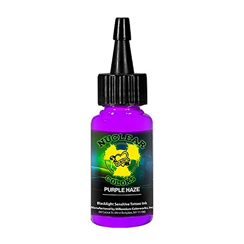 Moms Nuclear UV Tattoo Ink Purple Haze Ultra Violet USA 1oz