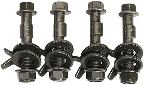 Casinlog 4Pcs 14Mm Steel Car Four Wheel Alignment Adjustable Camber Bolts 10.9 Intensity