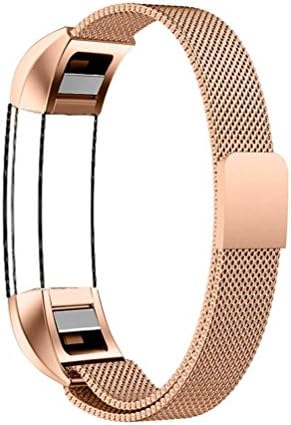 TZSUNRISE Fitbit Alra/Alta HR Strap, Replacement Band for Fitbit, Stainless Steel Fitness Tracker Straps For Fitbit Alra/Alta HR/Ace, Small Size 6.7"- 8.1" for Women Men Kids (rose gold)
