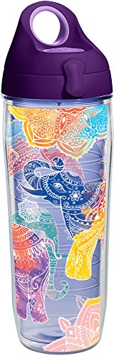 Tervis 1279559 Mehndi Elephants Insulated Tumbler with Wrap 