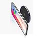 Mcdodo LED Wireless Fast Charger Charging 10W Pad for iPhone X, 8/8 Plus, Nexus 5/6 / 7, and Other Devices, Provides Fast-Charging for Galaxy S8/ S8+/ S7 / S7 Edge / S6 Edge+, and Note 5 (Black)