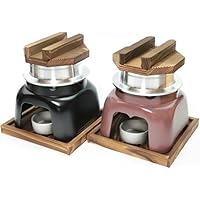 【 国産 】【 夫婦 (めおと) 釜めし かまど セット 】 自宅で使える プロ仕様 釜飯 専門店推奨 匠の技 釜めし かまど セット プレミアム （ １合 炊き用）2組（かまど黒・茶） ■ 釜飯 の 作り方 マニュアル 付 【 GIFT 】 プレゼント ・ ギフト 商品にも！