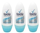 Rexona Women Cotton 48h Anti-perspirant Deodorant Roll-on 50ml (1.7 Fluid Ounce). (Pack of 3)