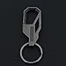 Lancher Keychain Bottle Oponer Spinner(2 Extra Key Rings and Gift Box) Key Chain for Man and Women Dark Grey (Keychain Grey)
