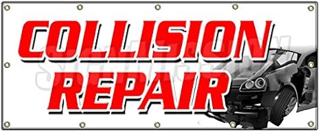 Amazon Com 48 X120 Collision Repair Banner Sign Body Shop