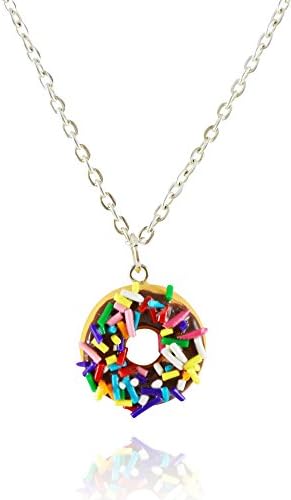 Le Sweeties Food Jewelry Chocolate Donut Necklace (Unscented)