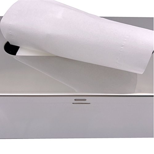 M2cbridge Metal Facial Tissue Box Cover Holder Lay On or Wall Mounted, Polished 18/8 Stainless Steel (Rectangle)