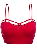Plus Size Stretch Seamless Cut Out Strappy Spots Bras