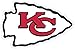 NFL Siskiyou Sports Fan Shop Kansas City Chiefs Logo Magnets 8 inch sheet Team Color