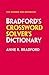 Collins Bradford's Crossword Solver's Dictionary