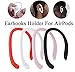 Comfortable Silicone Ear Hooks and Covers Accessories Compatible with Apple AirPods 1 & AirPods 2 or EarPods Headphones/Earphones/Earbuds (White)thumb 4