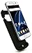 Galaxy S7 Battery case, Bastex Rechargeable High Capacity Battery Charger Power, Hard Black Plastic Protective Shell, 4200mAh, Slim Fit Durable Rugged Design with kickstand for Samsung Galaxy S7