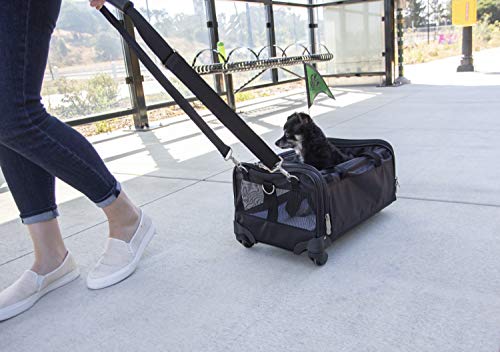 2 Sherpa+Wheels+Pet+Carrier+Black