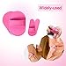 edealing 1SET Smooth Legs Skin Pad Arm Face Upper Lip Hair Removal Remover Set Exfoliator Away
