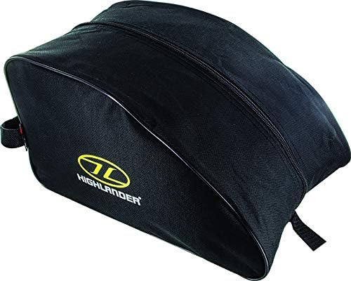 Highlander Unisex Adult Durable Hardwearing Wide Zip Opening Universal Boot Bag, Black, One Size Fits All