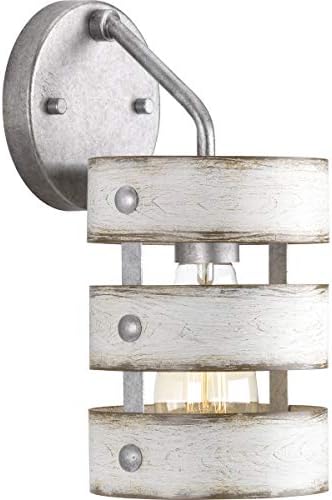 Progress Lighting P710031141 Gulliver Sconce Galvanized Finish