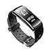 Fitness Tracker Z11 smart bracelet 0.96inch, Real-time Dynamic Heart Rate, Drink Reminders, IP68 Waterproof, Blood Pressure&blood Oxygen Monitoring for IOS and Android Cellphone (Gray & black)