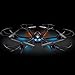 MJX X601H FPV RC Quadcopter Drone Big Bundle with Altitude-Hold Wi-Fi HD Live Camera RTF Helicopter, Extra: 7.4V 700mAh Battery, Explosionproof Battery Safe Bag, Voltage Checker Warning Buzzer Black