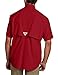 Columbia Men's Bahama II UPF 30 Short Sleeve PFG Fishing Shirt, Beet, Medium