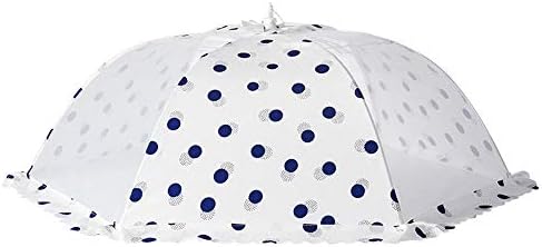 WANGGUAN Food Cover Umbrella Tent,Food Cover Net Keep, Umbrella Design, Increased Capacity, Breathable, Suitable for Parties Picnics BBQ Reusable