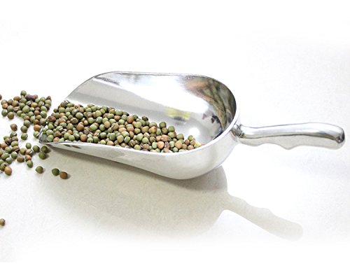 Neaer Food Good Quality Metal Aluminum Ice Scraper Food Buffet Candy Bar Scoops Flour Shovel Kitchen Coffee Baking Tools