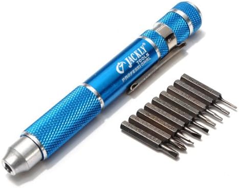 JACKLY 10 in 1 Electric Repair Tools Precision Screwdriver Kit