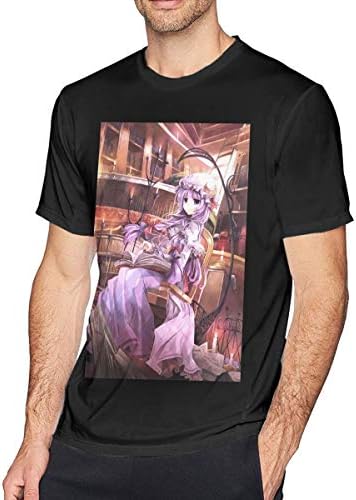 メンズ 東方project パチュリー ノーレッジ Tシャツ 半袖 夏 ゆったり 通学 綿 無地 シンプル 薄手 カットソー 限定モデル 通勤