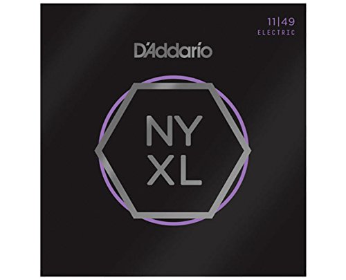 D'Addario NYXL1149 Nickel Wound Electric Guitar Strings, Medium, 11-49 12-pack