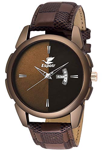 Analog Brown Dial Mens Watch-ES8595