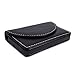 UBAYMAX Leather Business Card Holder for Men Women, Business Name Card Case Credit Card Holder Slim Card Wallet Carrier Leather Card Pocket Card Holder with Magnetic Shut (Leather Black)