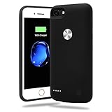 iPhone 7 Battery Case, Wesoo 2800mAh Ultra Slim iPhone 7 4.7inch Portable Charging Case (Black)