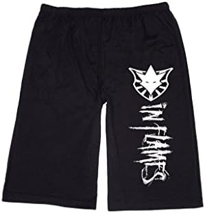 RBST Men's In Flames Band jester logo Lounge breeches Shorts Pants